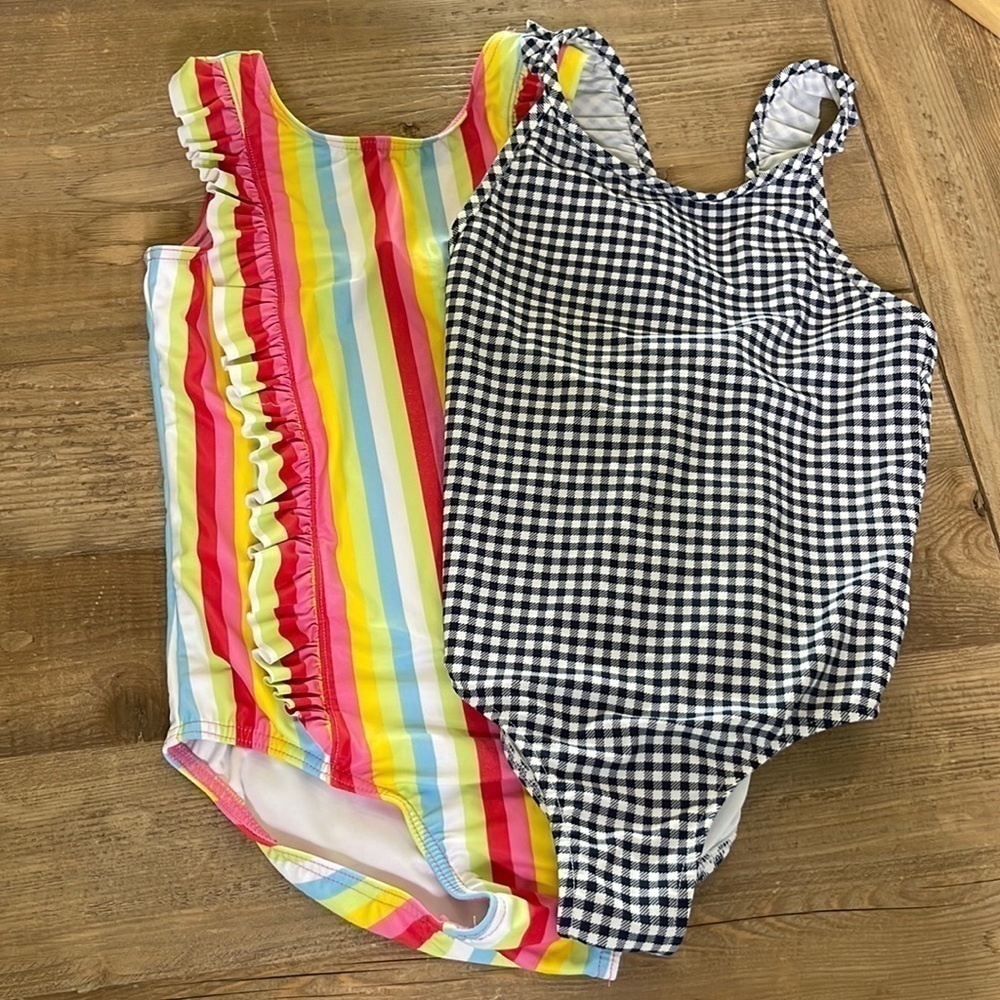 Girls SwimSuits Polo and Tucker and Tate Size 6 & 7